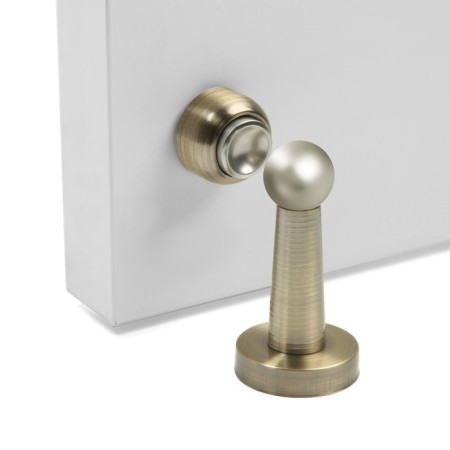 Lockland door magnetic stop, bronze color-5