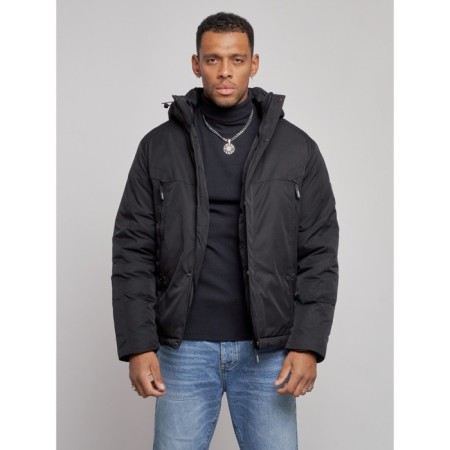 Sports male winter, size 64, black color-6