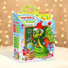 Box gift New Year's smart NG 16.5 x 20.5 x 7.3 cm