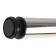 Furniture support, bar, tundra, 60x710 mm, color Satin nickel