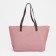 Zipper bag with a zipper, pink color