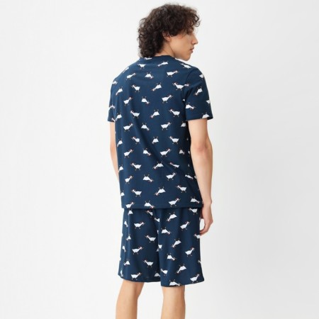 New Year. Pajama men's kaftan "game", size 54-3