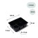 Cassette for seedlings, 6 cells, 120 ml, plastic, black, 18 × 13 × 6 cm, in a set of 10 pcs., Greengo