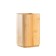 A glass for toothbrush toothbrushes, 11.7x7x7 cm, bamboo