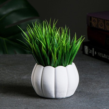 Kashpo "Pumpkin" White, 0 15 l / 8.5x6x8.5cm