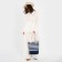 Bag Women's beach on lightning, blue/white color