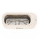 Ultrasound washing KitFort KT-6053, 20 W, 330 ml, 161x68x40 mm, beige
