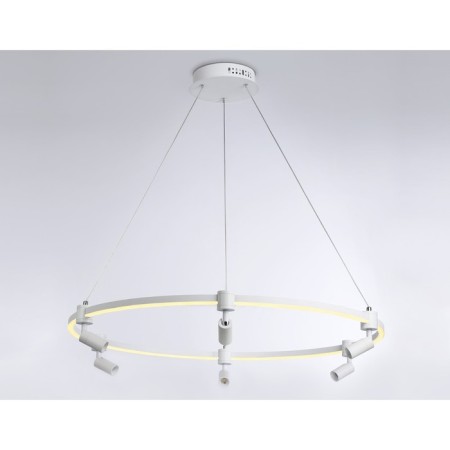Suspended controlled LED lamp Ambrella Light, Linetech, FL5297, LED, 74 W, 5550LUM, 3000-6400K, white color-4