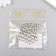 Bead for creativity Metal "Ring" silver 0.3x0.8 cm