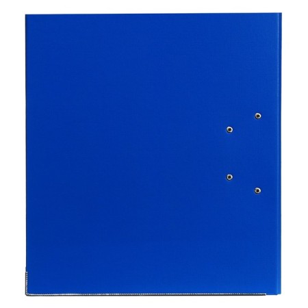 A4, 75 mm, Lamark, PVC, bilateral coverage, metal edging, pocket for a spine, collected, blue/blue-7