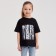 T -shirt Children's minku "Birch", Black color, height 116