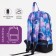 School backpack from lightning textiles, 1 pocket, “ZFTS”, purple color