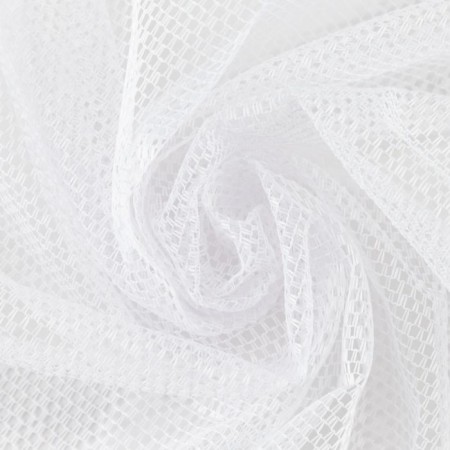 Tulle to the kitchen on a curtain tape 165x245 cm, the color is white, 100% polyester-3