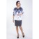 Female blouse, size 42, white color