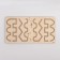 Puzzle interhemispheric board "Butterfly and waves"