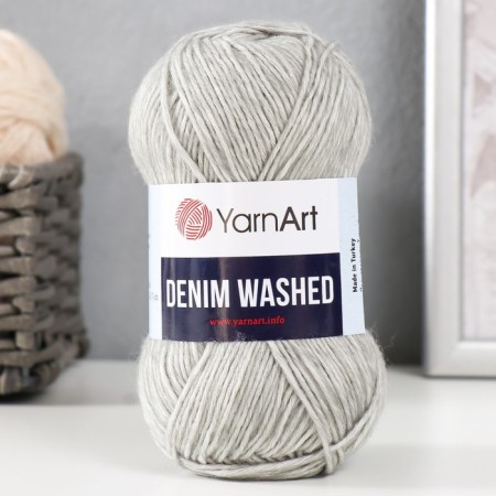 Yarn "Denim Washed" 30% acrylic 70% cotton 130m/50g (908 St. Series)