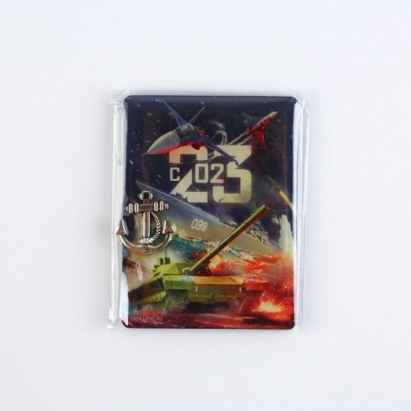 Magnet for the refrigerator "Battle", epoxy resin, 6 x 8 cm-5