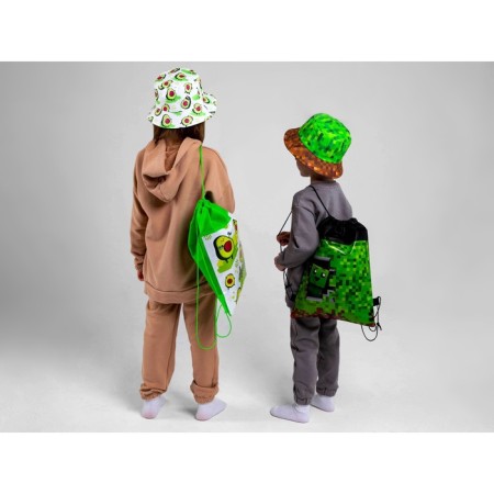 Children's set "Avocado" (panama+ bag for shoes), rr. 52-54 cm-7