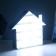 Night-wing-alphabet "House" LED English, numbers, from batteries/USB black and white 22x24.5x5 cm Risalux 9335