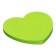Block with a sticky edge paper 70x70mm, Erichkrause "Heart Neon", 50 sheets, green