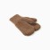 Baby mittens made of Mongolian wool, brown color, rr 14