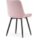 Stew Metall/velor, black/pink 50x56x82 cm stool