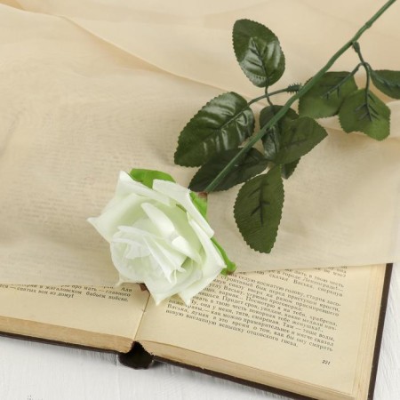 Artificial "rose" 56 cm d-8.5 cm, white