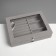 Steam for jewelry "Casket", 7 stripes, 3 cells, 20 × 15 × 4.5, color gray color