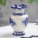 Vase "Tenderness", Gzhel, Porcelain, 19x11 cm