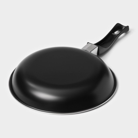 Set of the jacqueline pan, 3 subjects: 20/25/30 × 4 cm, anti -stick coating, black color-7