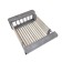 Kitchen sink Gerda GS 6045 S, 600x450 h = 200 mm, color satin