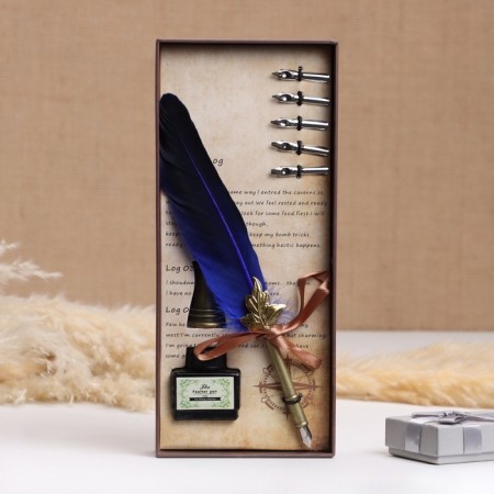Gift set 3B1 "HERBIS": PERVEN PENCHE, Ink, Tips, Blue-1