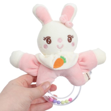 Soft rattle "Sweet bunny", from 3 months.-5