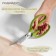 Clothing scissors, mowed blade, 8 ", 21 cm, color mix