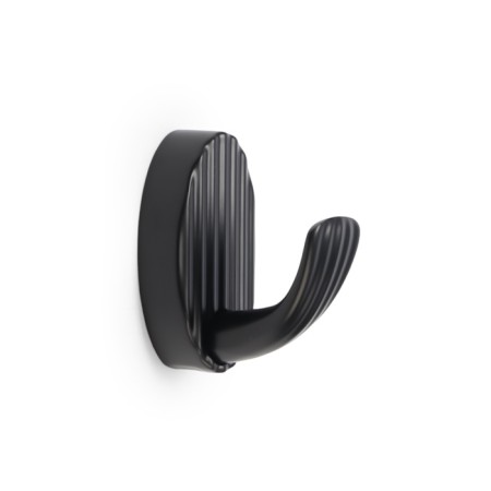 Furniture hook Cappio Sea, one -rod, zinc, black color