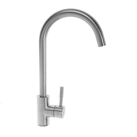 Accoona A4590 kitchen mixer, single -legged, stainless steel, chrome