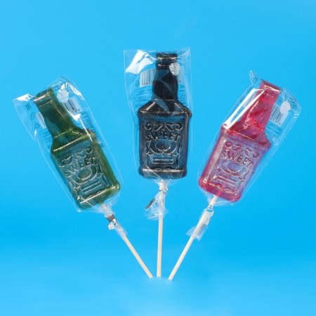 Caramel Lollice "bottle" on a stick, 30 g-1