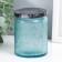 Bank for candles glass with a “flower” lid, cylinder 9x7x7 cm, mix