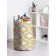 Basket for toys "Patterns on an orange background, size 35x50 cm