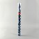 Set of jewelry plastic 11 pcs "Melody" icicle, 6 cm, blue