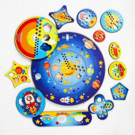 Puzzle - spirograph "Space Adventure"-1