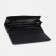 Women's wallet on magnets, black color