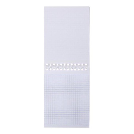 Notepad A6, 40 sheets on the crest of Metallic "Red", boumvinyl cover, offset unit-1