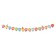 Girland "Happy Birthday!" balloons, 9 parts, 220 cm
