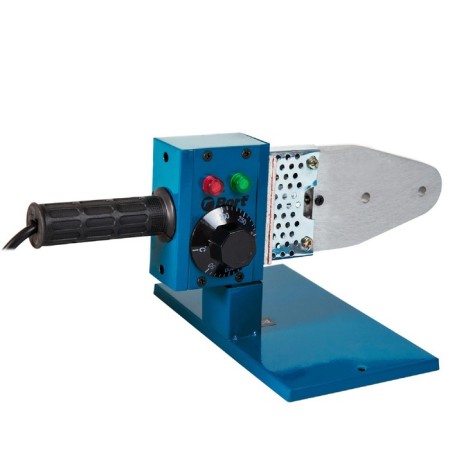 Assistance for welding plastic pipes Bort BRS-1000, 1000 watts, 300 ° C, 6 nozzles 20-63 mm-1