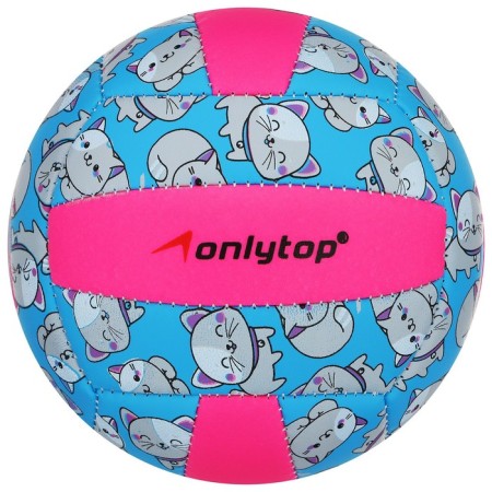 Volleyball ball Onlytop "Kitheka", PVC, machine stitches, 18 panels, p. 2-4