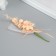Decorative bouquet "Chrysanthemum" with brilliance, 5x9 cm, peach