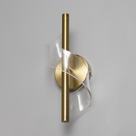 Bra "spiral" Led 3000k gold 30x13x13cm