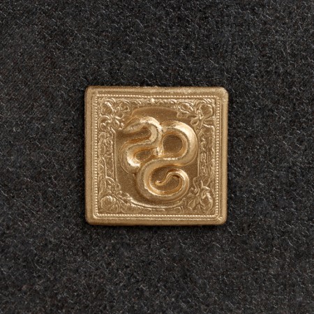 Koshelki souvenir "Snake - Square", tin,