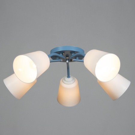 Causte "Online" (Tsil.) 5x15W E27 Model: BR 00279 Blue 52x52x15cm-1